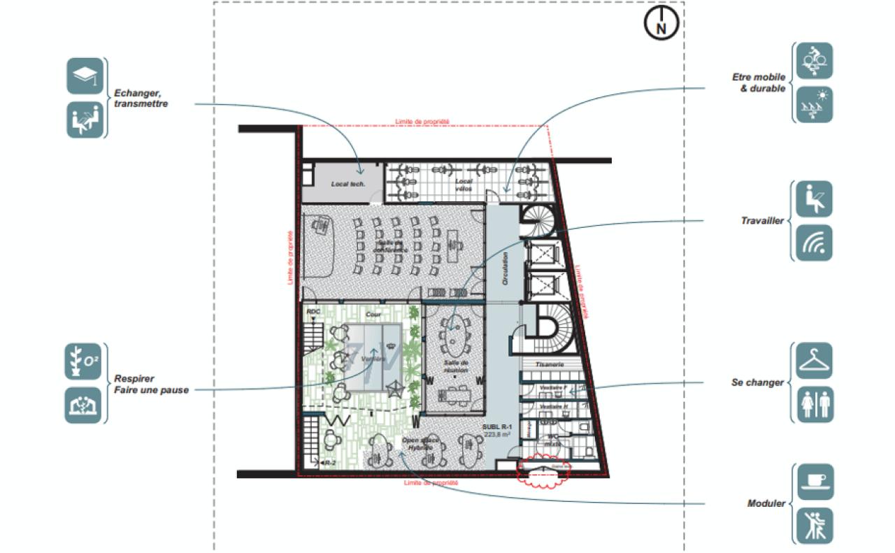 Bureau Paris 1753m² Location bureau Paris OLBUR2100714 5